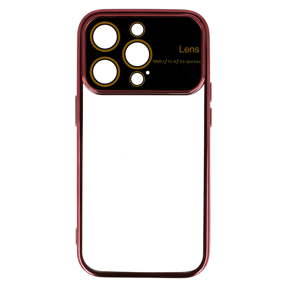 Electro Lens Case do Iphone 14 Wiśniowy