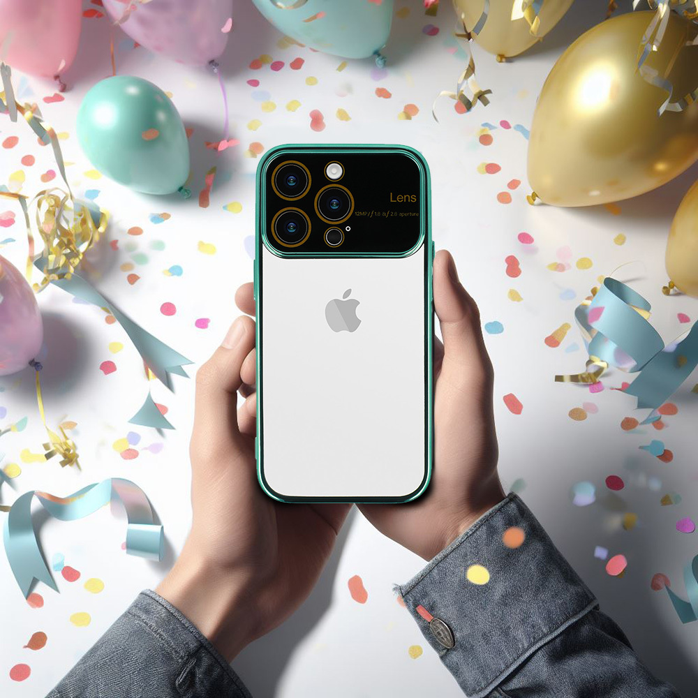 Electro Lens Case do Iphone XR Turkusowy