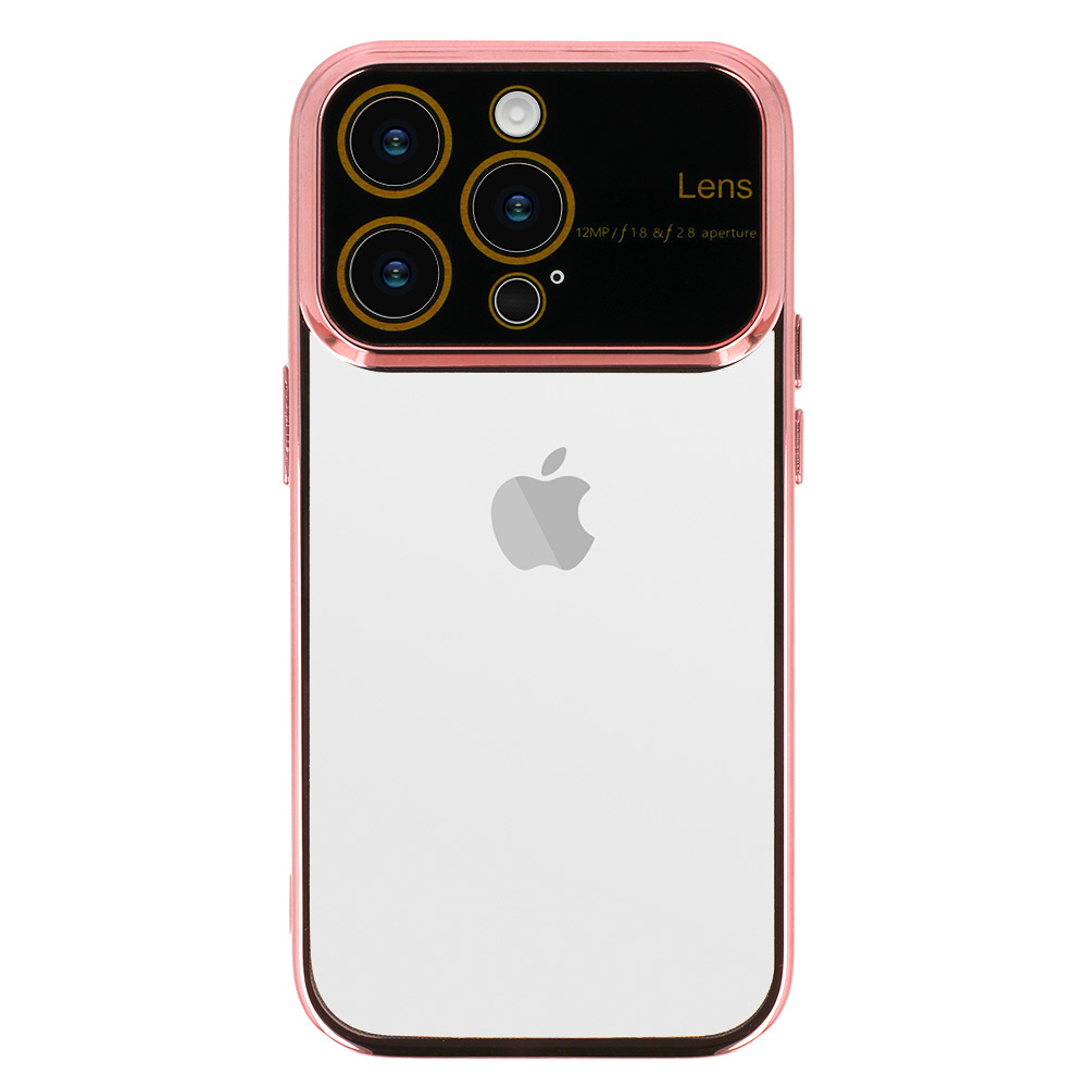 Electro Lens Case do Xiaomi Redmi Note 10/Note 10S/Poco M5S Jasnoróżowy