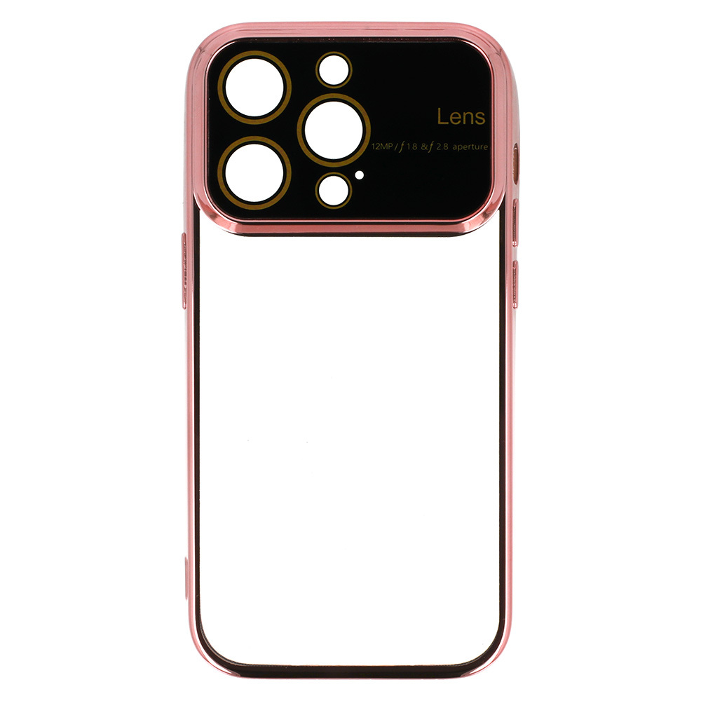 Electro Lens Case do Xiaomi Redmi Note 10/Note 10S/Poco M5S Jasnoróżowy