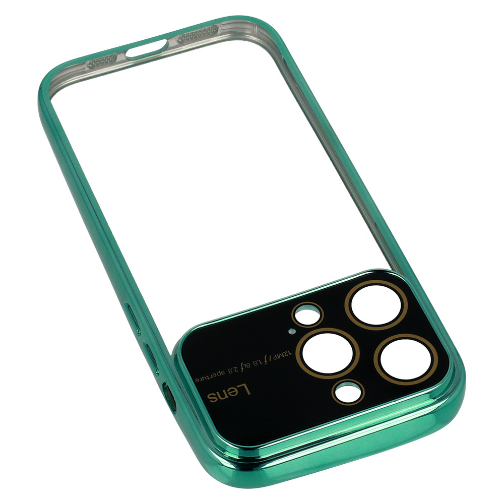 Electro Lens Case do Xiaomi Redmi Note 10/Note 10S/Poco M5S Turkusowy