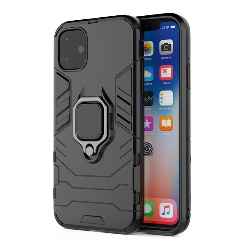 Kryt odolný Ring Armor pro Apple iPhone 15 , barva černá