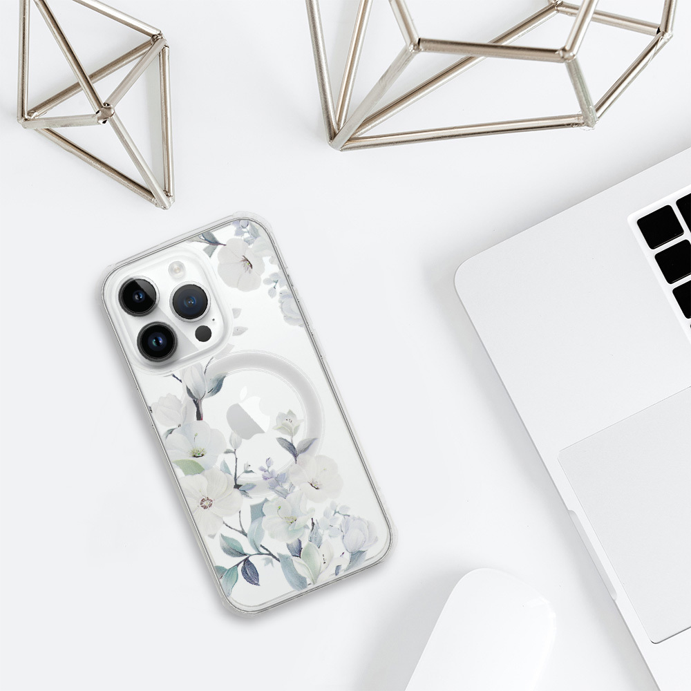 Kryt Flower MagSafe Protect pro Apple iPhone 14 , design 4