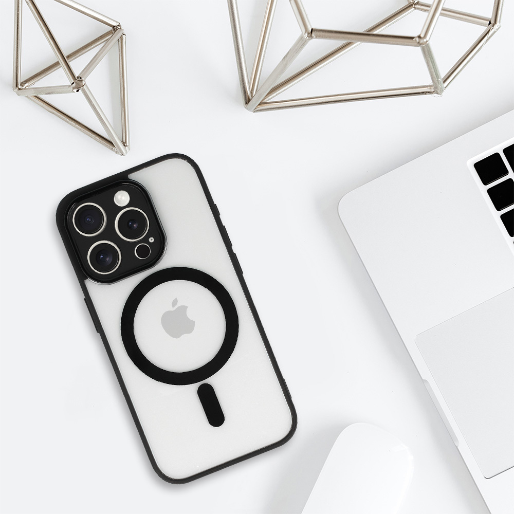 Acrylic Color Magsafe Case do Iphone 12 czarny