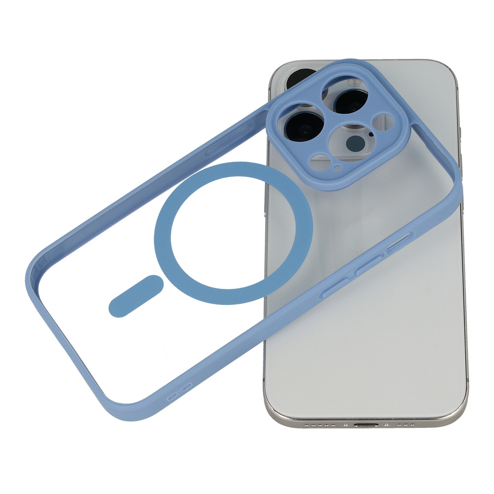Acrylic Color Magsafe Case do Iphone 12 jasnoniebieski