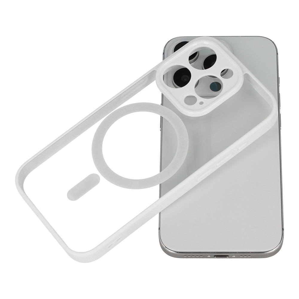 Acrylic Color Magsafe Case do Iphone 12 Pro biały