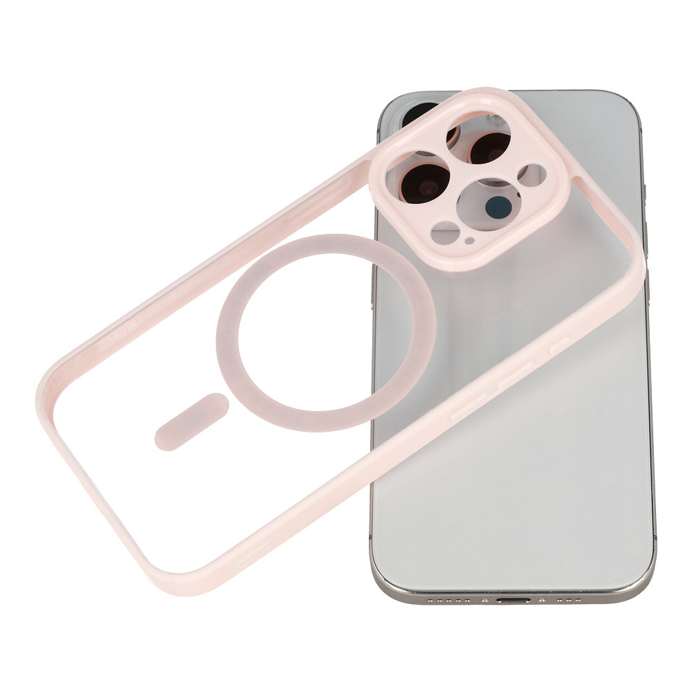 Acrylic Color Magsafe Case do Iphone 14 jasnoróżowy