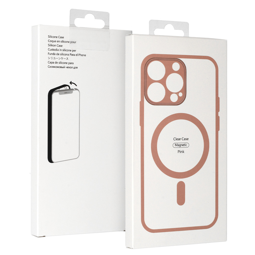 Acrylic Color Magsafe Case do Iphone 14 jasnoróżowy