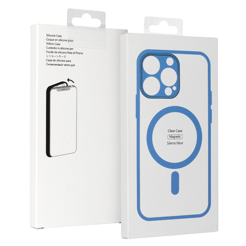 Acrylic Color Magsafe Case do Iphone 15 Pro jasnoniebieski