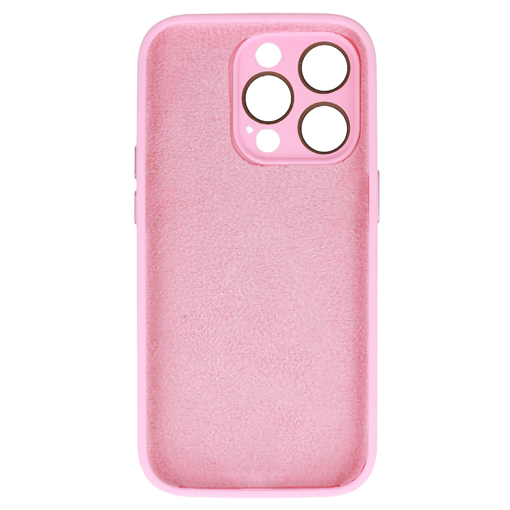 Tel Protect Lichi Soft Case do Iphone 13 Pro Max jasnoróżowy