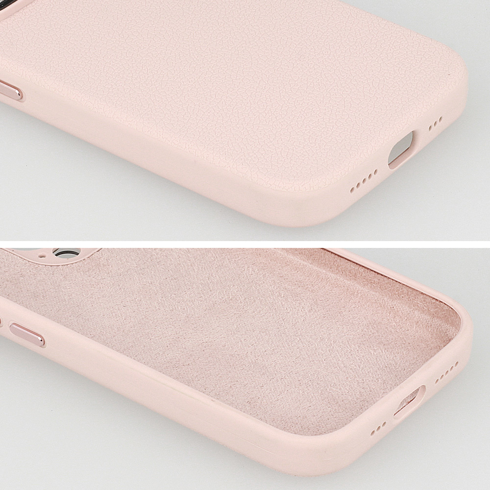 Tel Protect Lichi Soft Case do Iphone 15 Plus beżowy