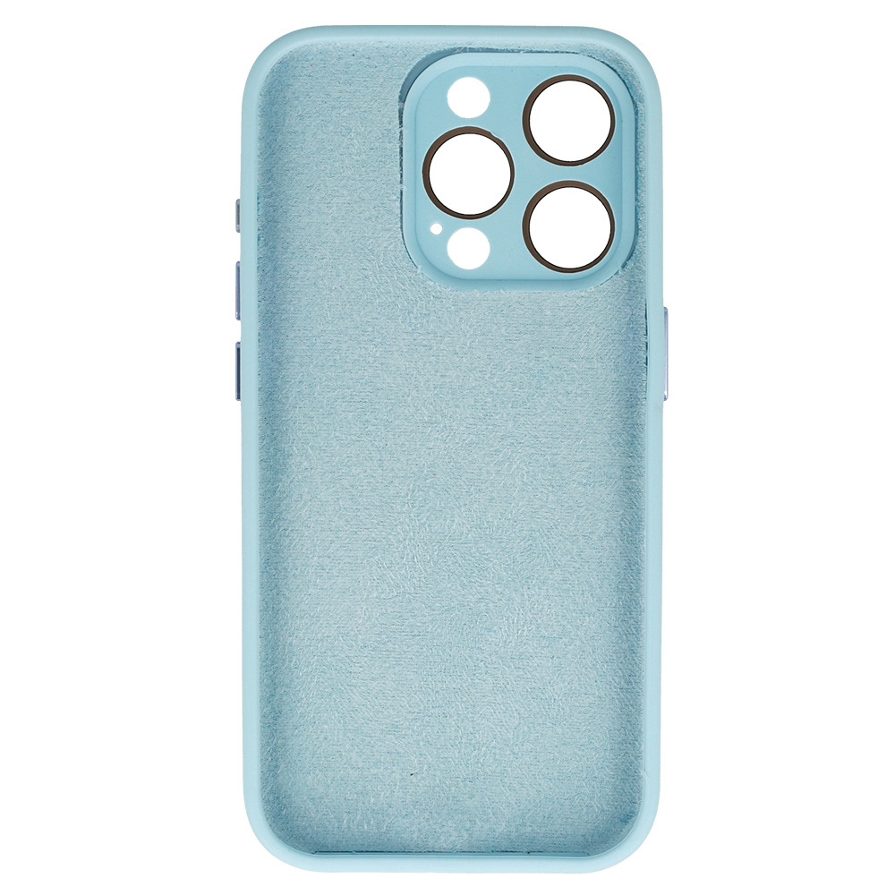 Tel Protect Lichi Soft Case do Iphone 15 Plus jasnoniebieski
