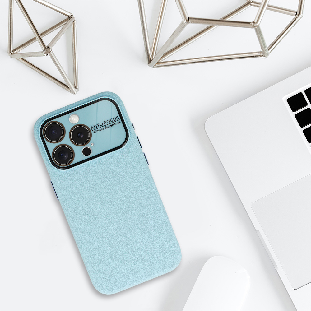 Tel Protect Lichi Soft Case do Iphone 15 Plus jasnoniebieski