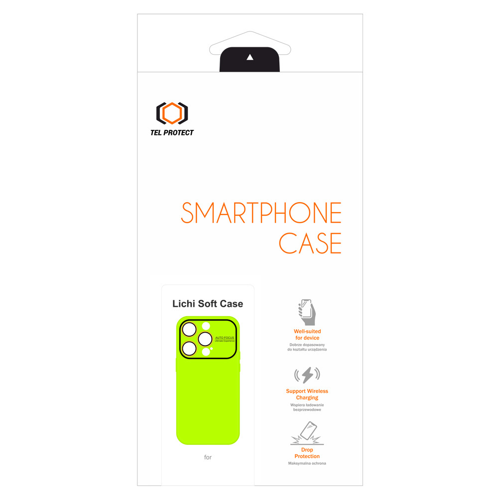 Tel Protect Lichi Soft Case do Iphone 15 Plus limonka