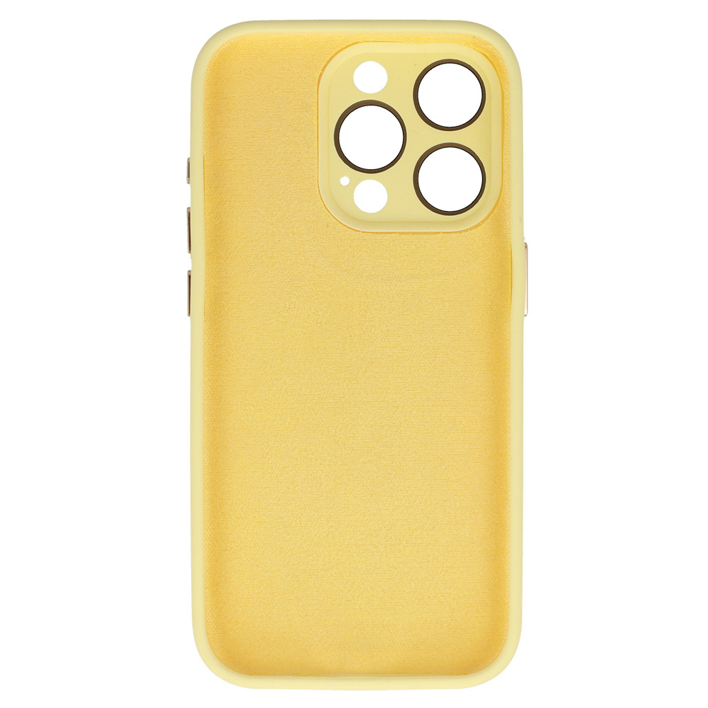Tel Protect Lichi Soft Case do Iphone 15 Plus żółty