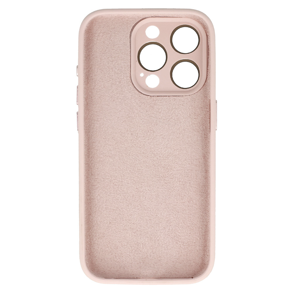 Tel Protect Lichi Soft Case do Iphone 15 Pro Max beżowy