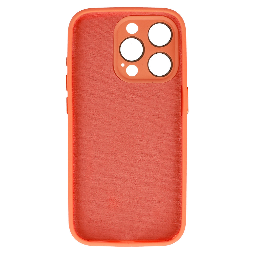 Tel Protect Lichi Soft Case do Iphone 15 Pro pomarańczowy