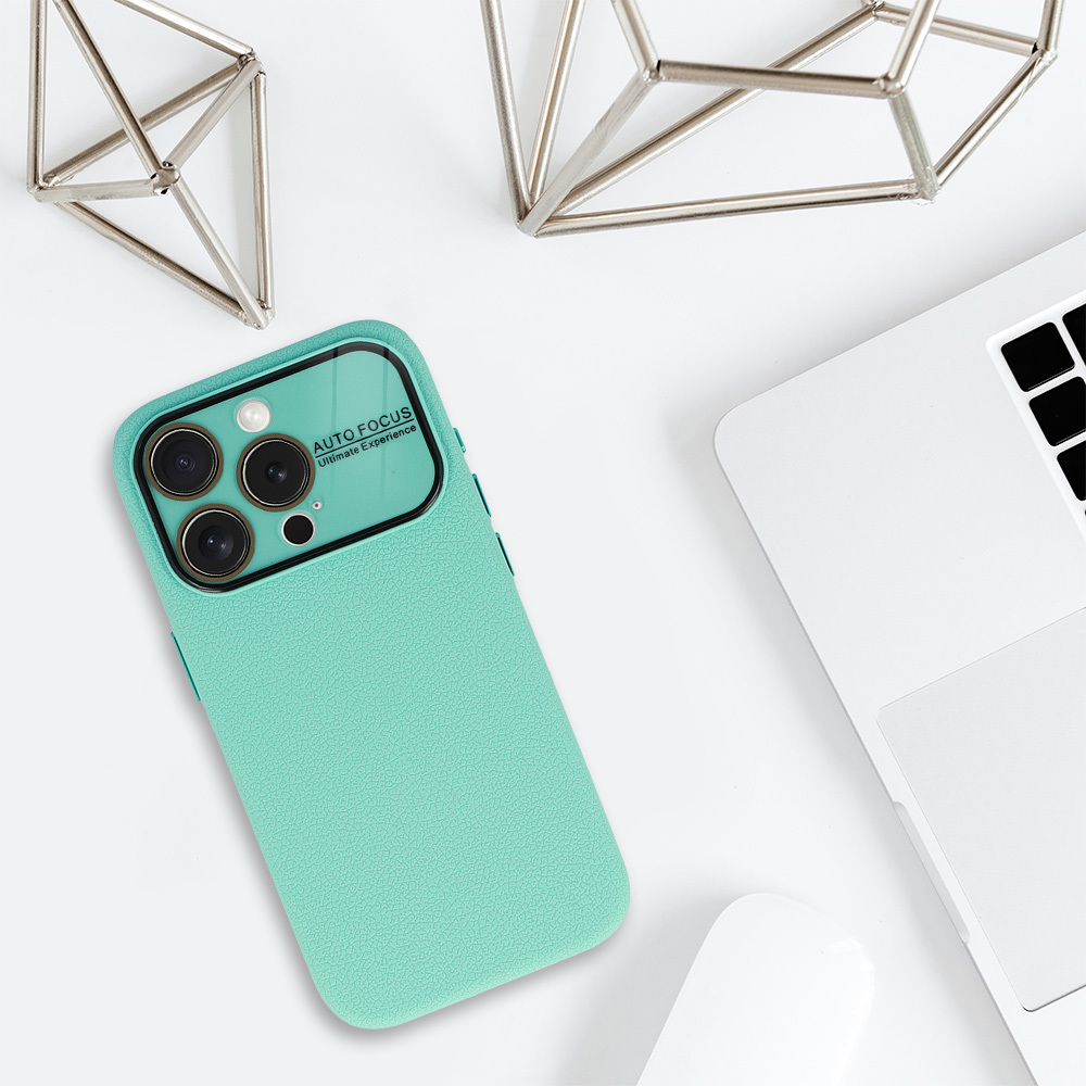 Tel Protect Lichi Soft Case do Iphone 15 Pro Max niebieski