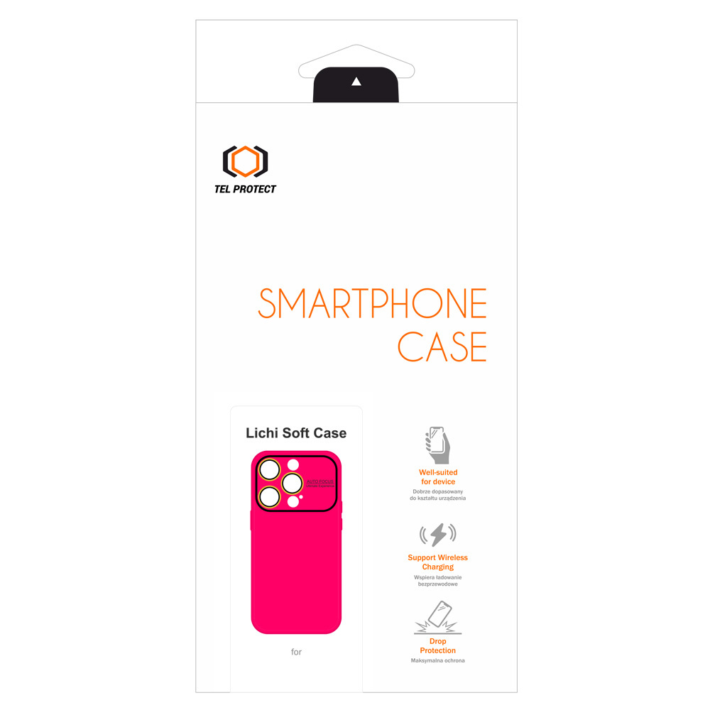 Tel Protect Lichi Soft Case do Iphone 15 Pro Max różowy