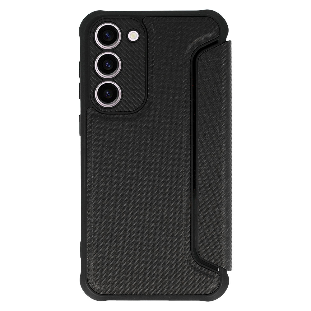 Razor Carbon Book Case for Samsung Galaxy S23 Plus , barva černá