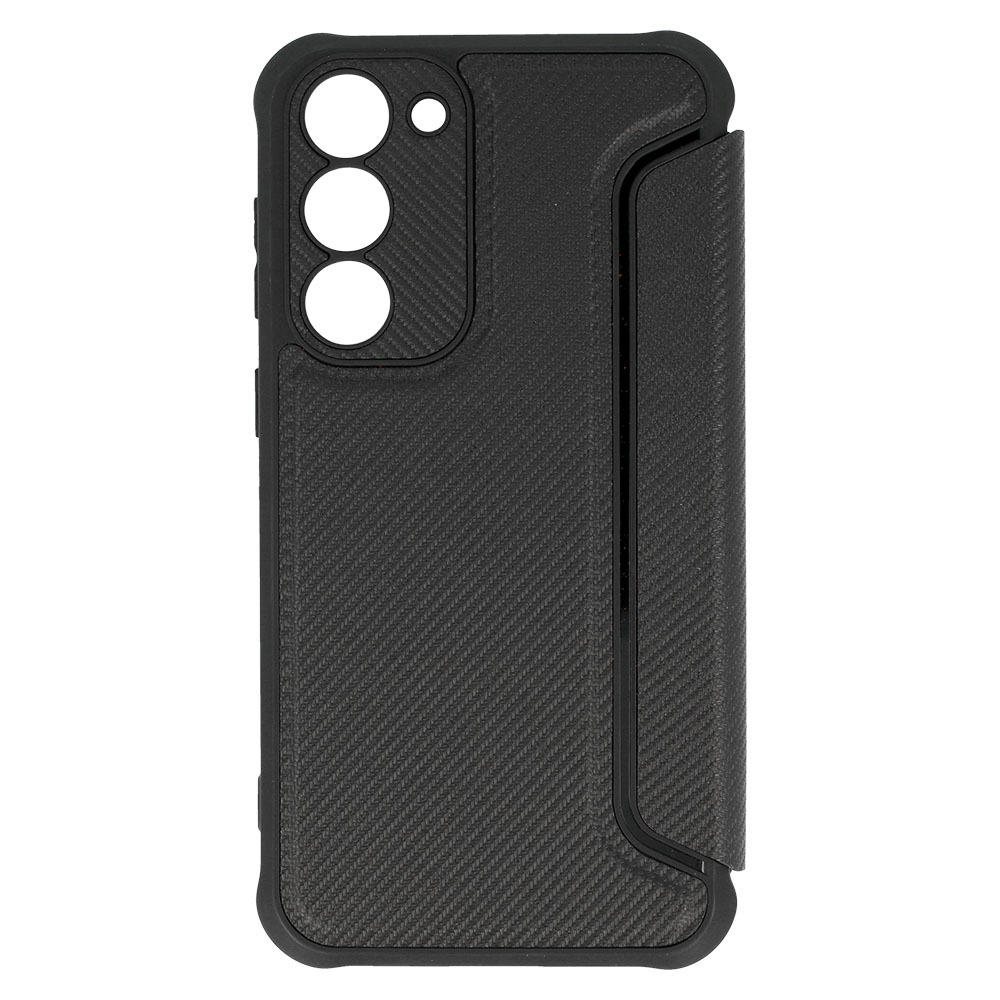 Razor Carbon Book Case for Samsung Galaxy S23 Plus , barva černá