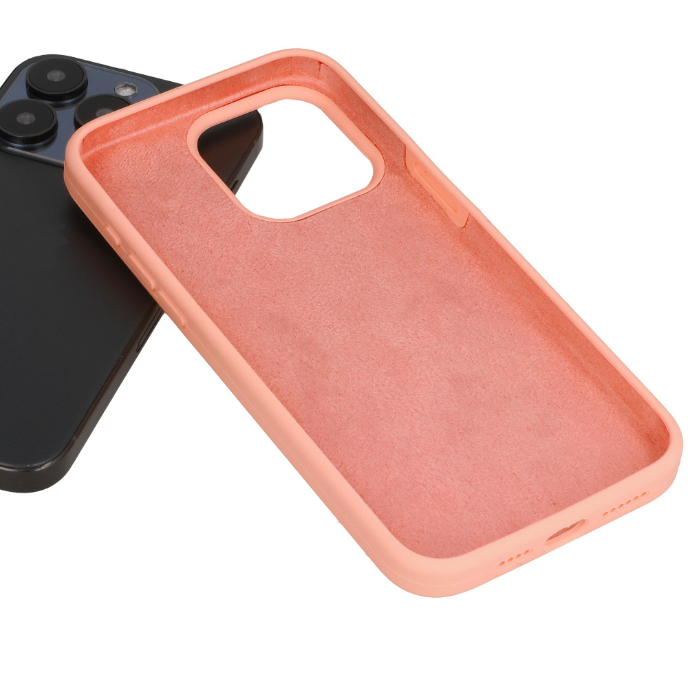 Silicone Lite Case do Samsung Galaxy A13 4G brzoskwiniowy