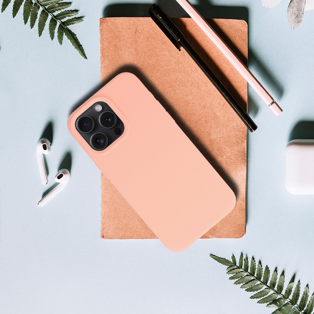 Silicone Lite Case do Samsung Galaxy A13 4G brzoskwiniowy