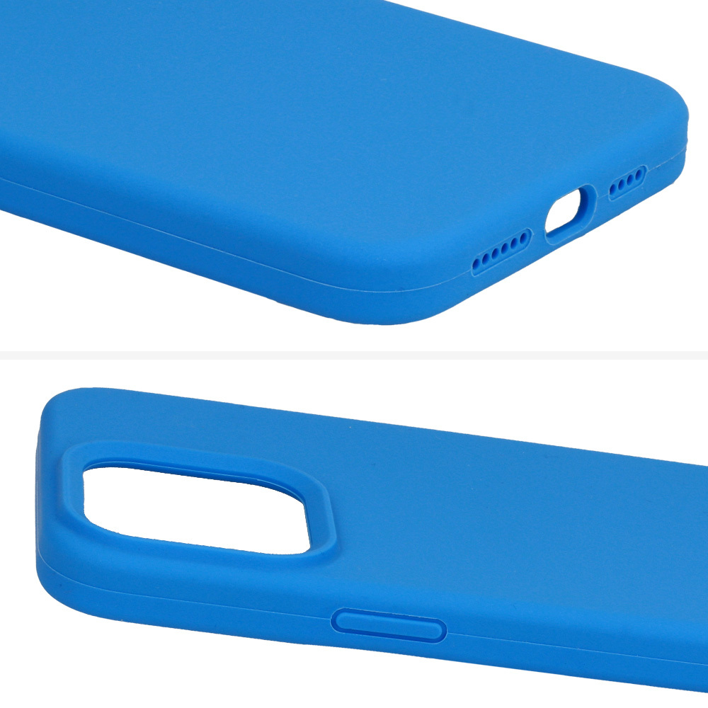 Silicone Lite Case do Samsung Galaxy A22 5G niebieski