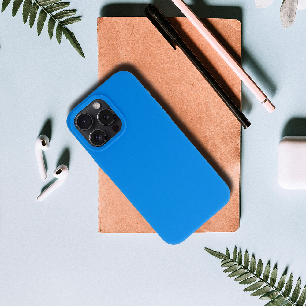 Silicone Lite Case do Samsung Galaxy A34 5G niebieski