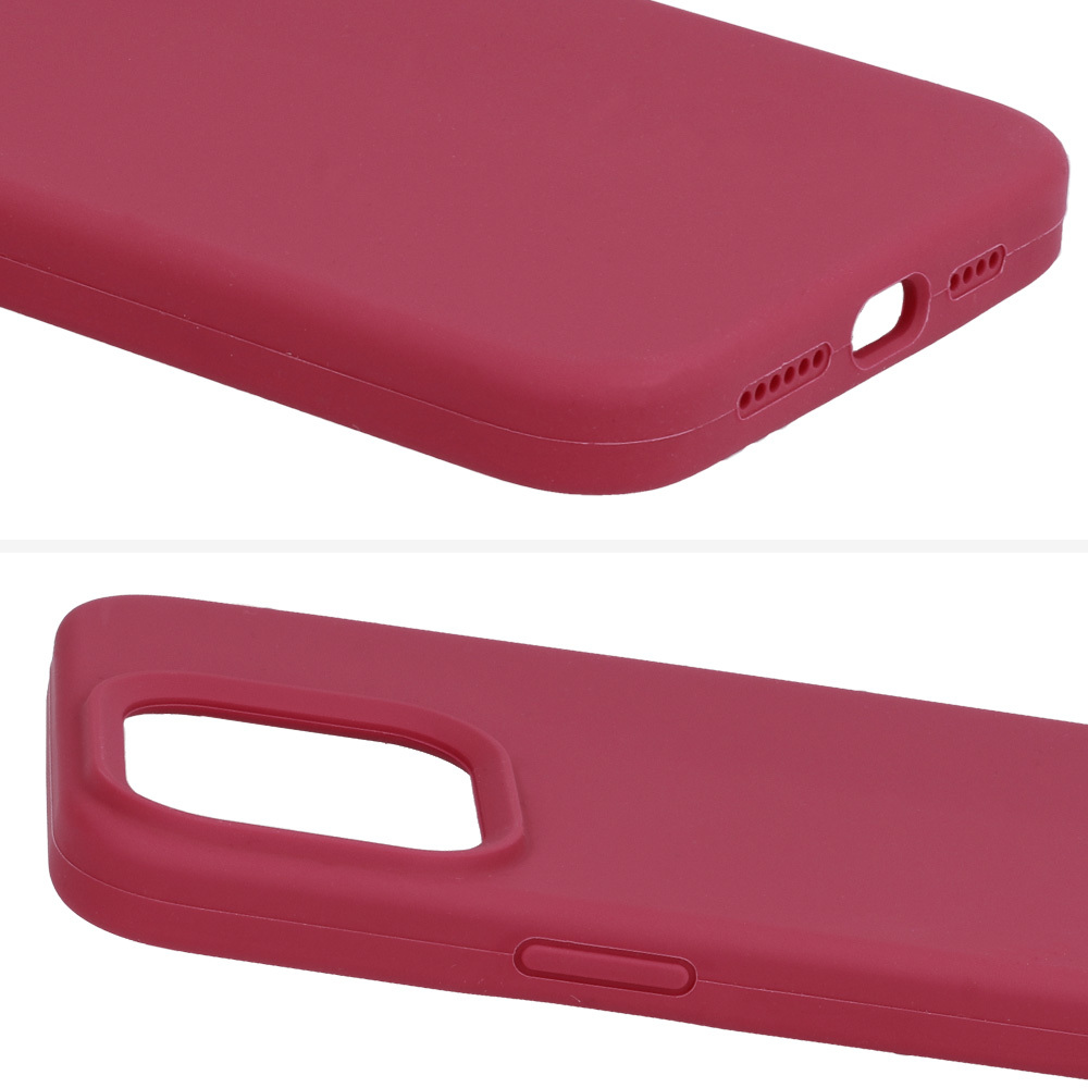 Silicone Lite Case do Xiaomi Redmi 9A bordowy