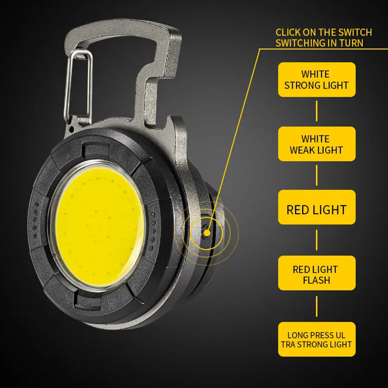 Latarka Mini LED Breloczek YT877 Typ C