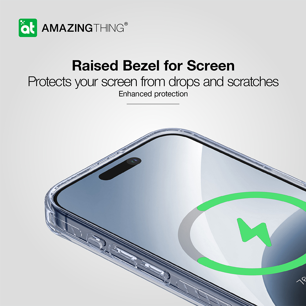 Amazing Thing Titan Pro Mag Wallet Case 10FT IP156.1PTWBU for Apple iPhone 15 Pro , barva modrá with stand