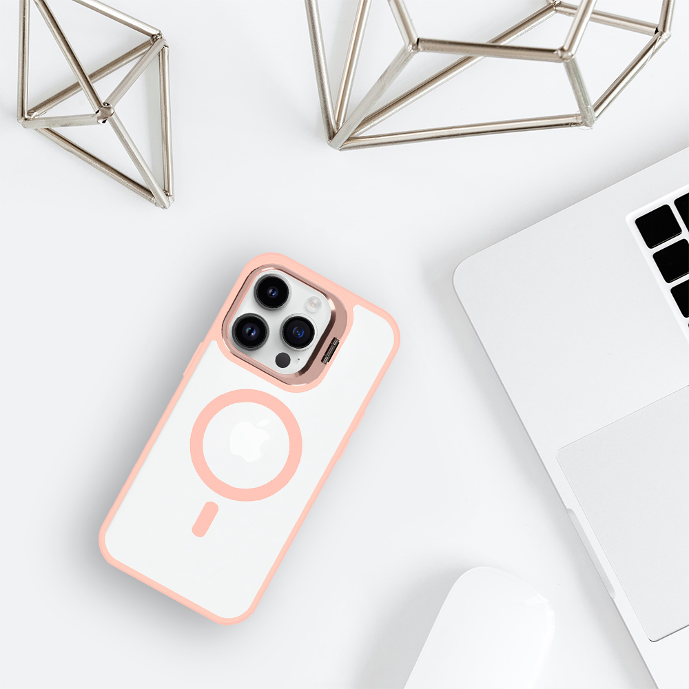 Tel Protect Kickstand Magsafe Case do Iphone 11 jasnoróżowy