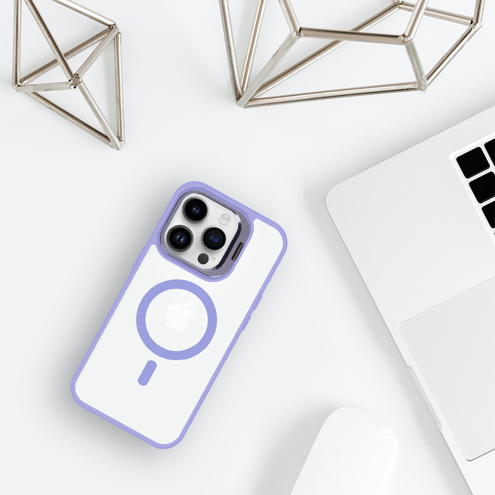 Tel Protect Kickstand Magsafe Case do Iphone 13 Pro Max jasnofioletowy