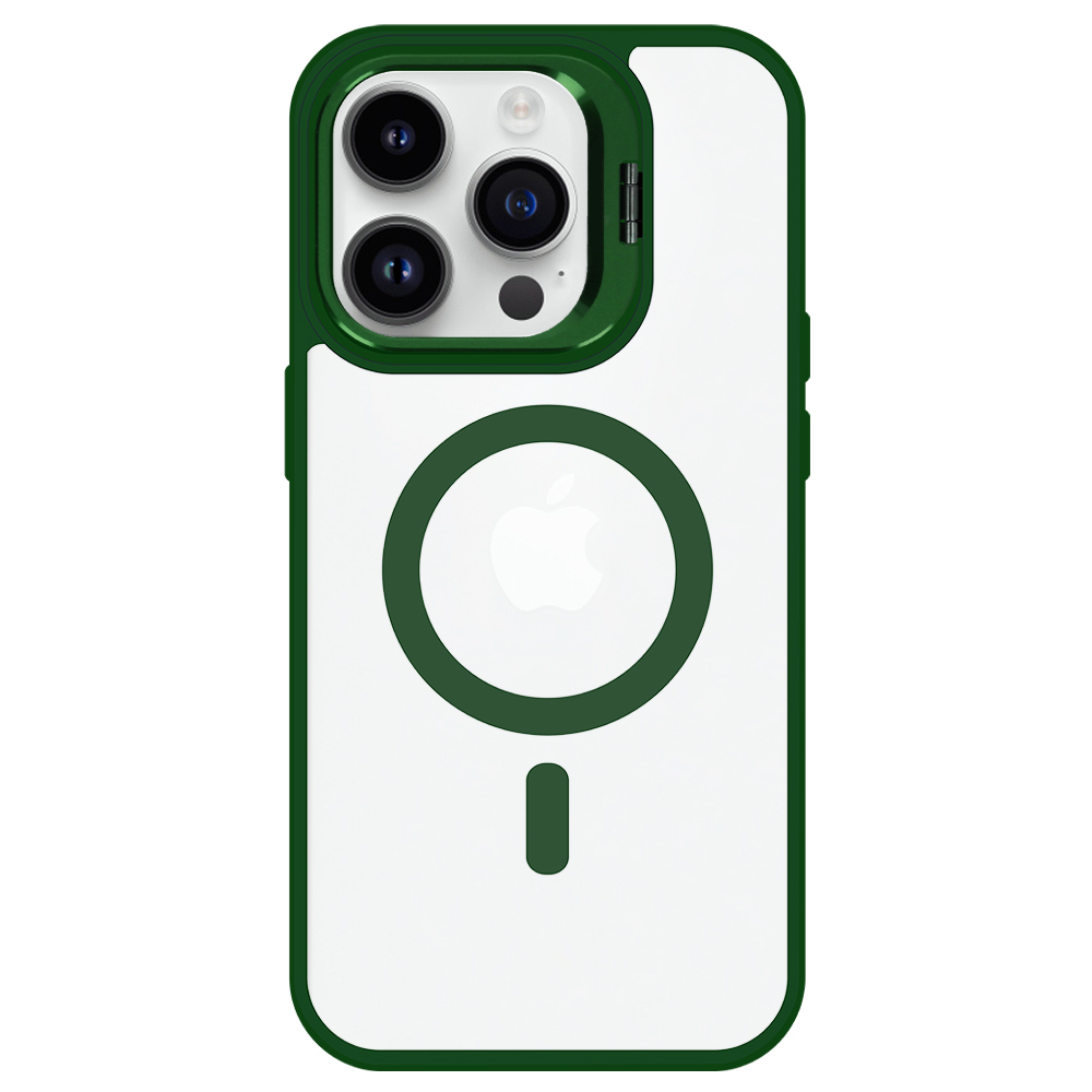 Tel Protect Kickstand Magsafe Case do Iphone 13 Pro Max zielony