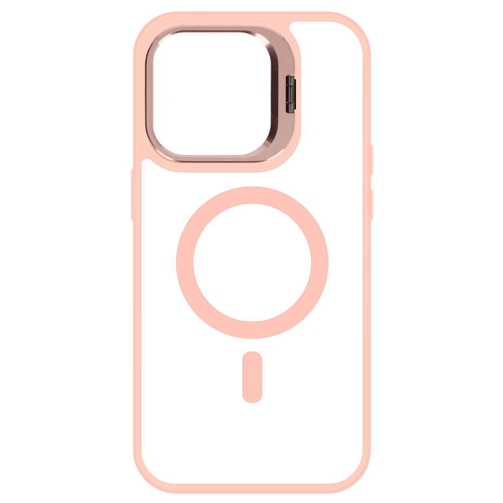 Tel Protect Kickstand Magsafe Case do Iphone 15 Pro Max jasnoróżowy
