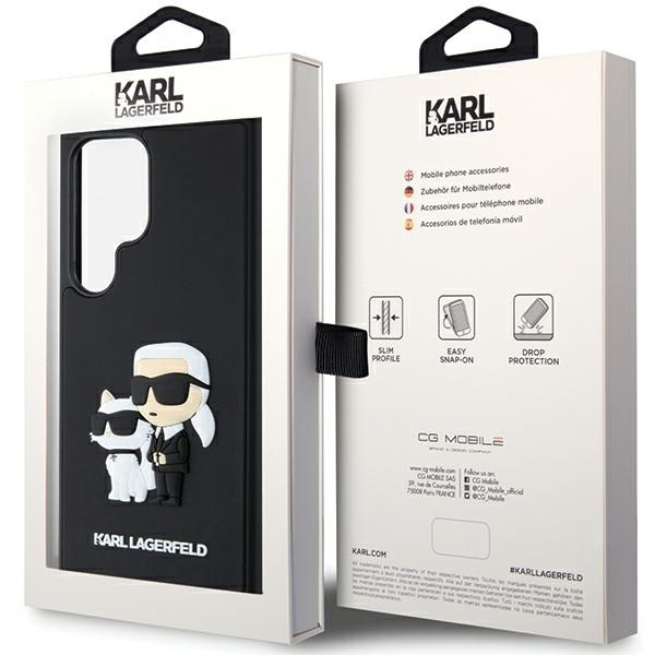 Original Pouch KARL LAGERFELD hardcase 3D Rubber Karl&Choupette 
