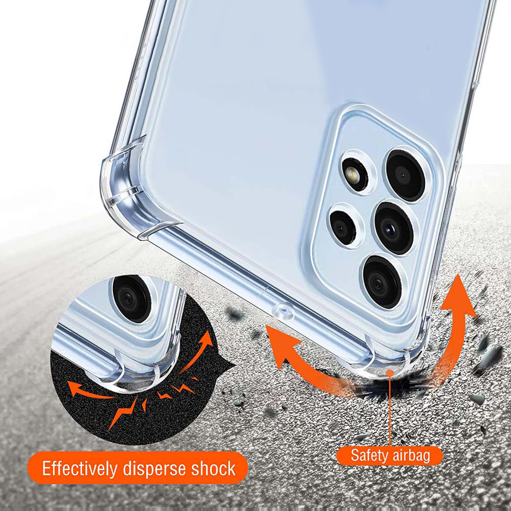 Kryt ClinShock 1,5mm pro SAMSUNG GALAXY A55 5G , barva čirá