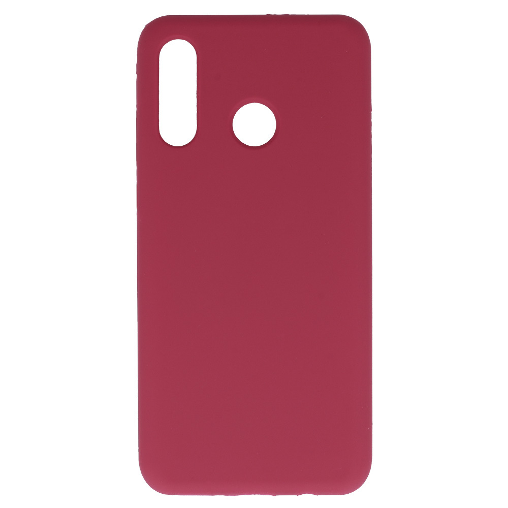 Silicone Lite Case do Huawei P30 Lite bordowy