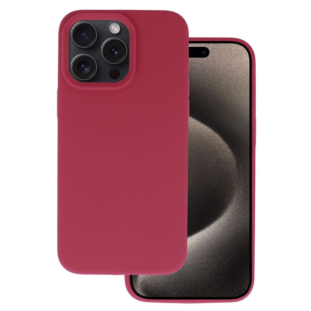 Silicone Lite Case do Motorola Moto E40/E30 bordowy