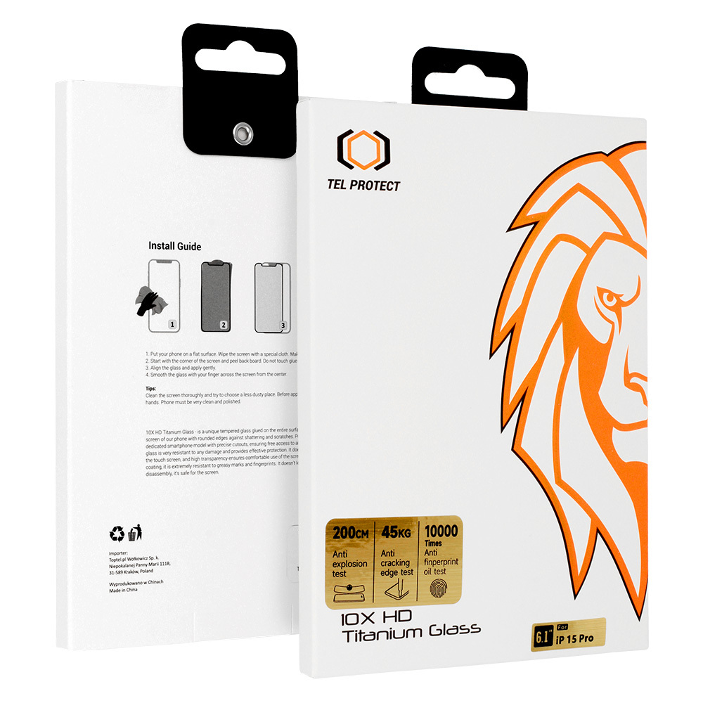 Hartowane szkło 10X HD Titanium do Iphone 12/12 Pro