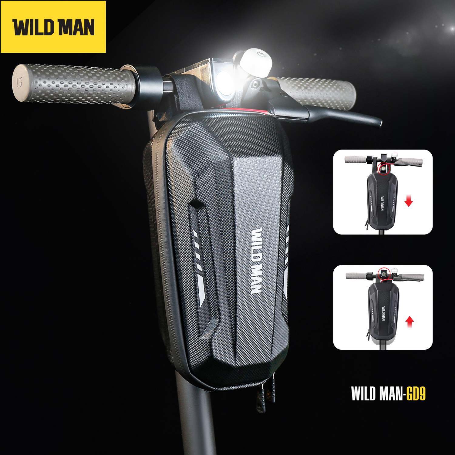 WILDMAN Scooter bag GD9 Plus waterproof 3L - Toptel