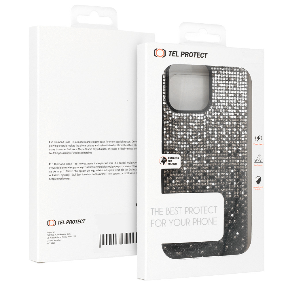 Tel Protect Diamond Case do Iphone 12 Pro Max czarny