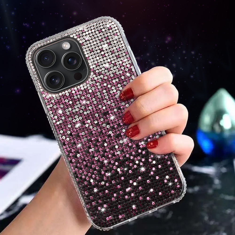 Kryt kamínkový Super Diamond pro Apple iPhone 16 Plus , barva vínová