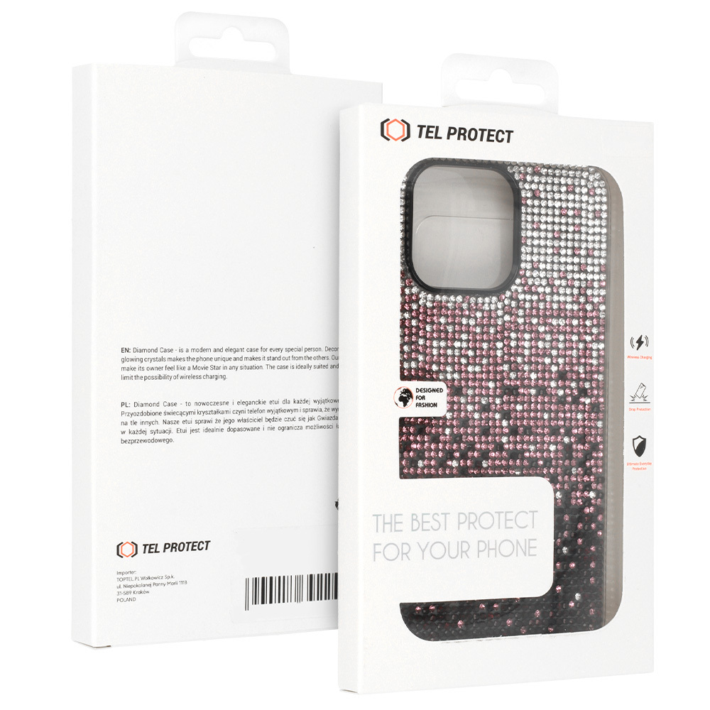 Tel Protect Diamond Case do Samsung Galaxy S23 FE bordowy