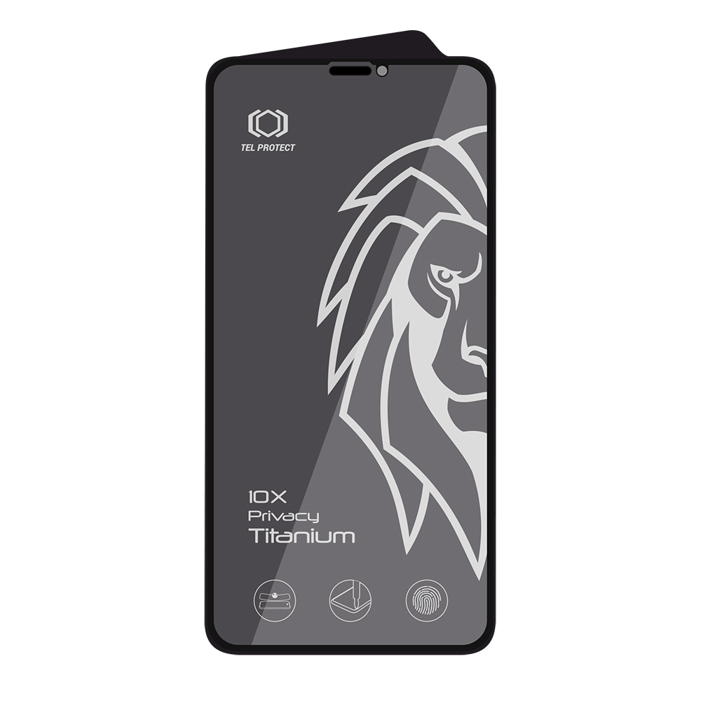 Hartowane szkło 10X Privacy Titanium do Iphone 12/12 Pro