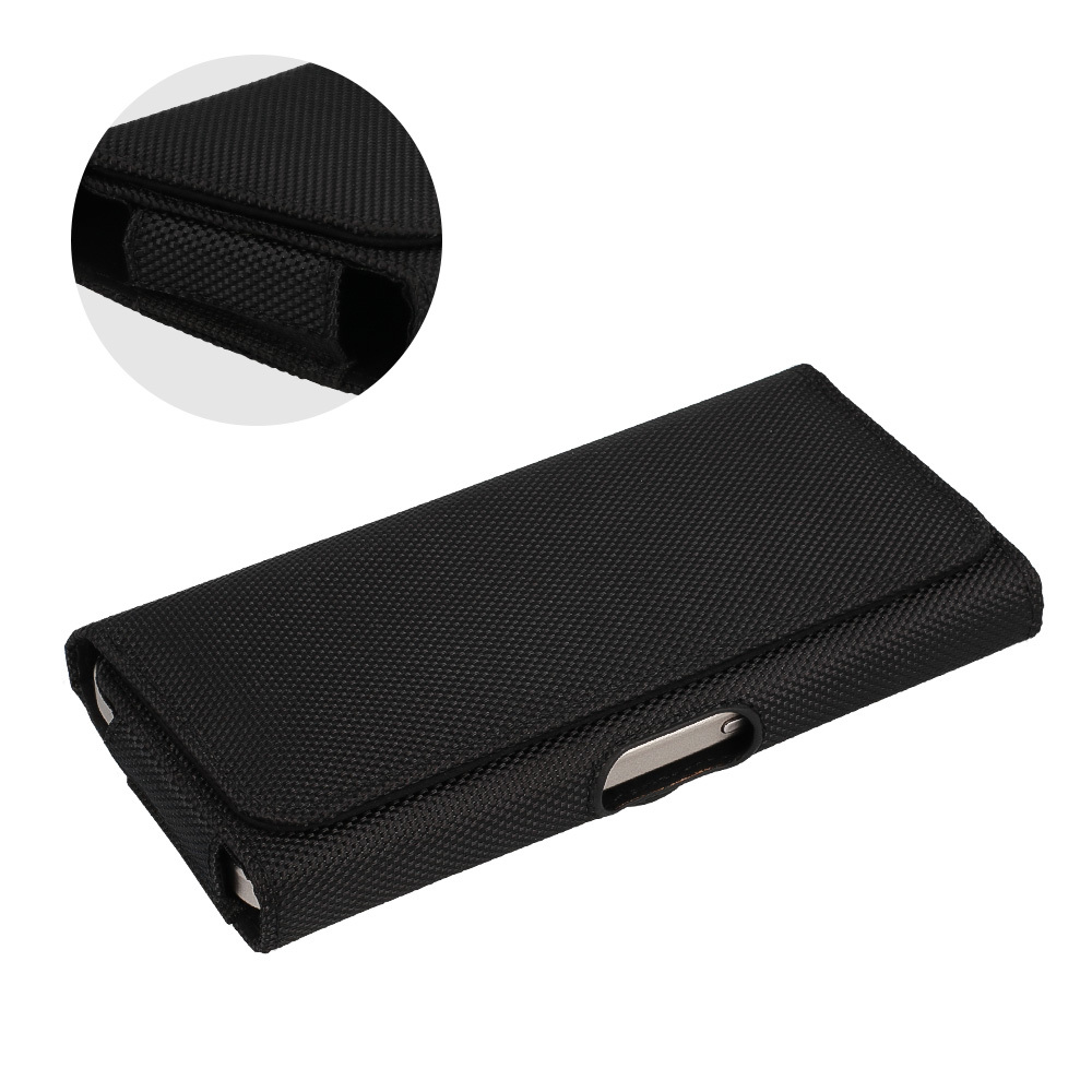 Pouzdro na opasek HIT velikost XL (167x83) pro Apple iPhone 13 Pro Max/14 Pro Max/Samsung A14 5G/A34 5G/M23/M33/S23 Ultra/Xiaomi Redmi 9A , design 2 , barva černá