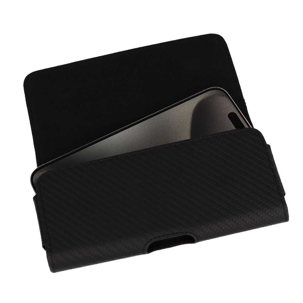 Pouzdro na opasek HIT velikost XL (167x83) pro Apple iPhone 13 Pro Max/14 Pro Max/Samsung A14 5G/A34 5G/M23/M33/S23 Ultra/Xiaomi Redmi 9A , design 3 , barva černá