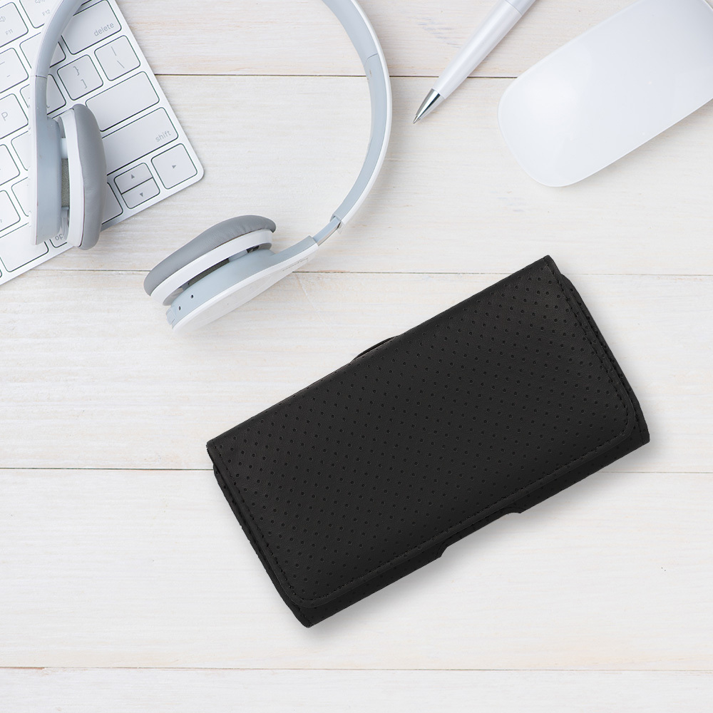 Pouzdro na opasek HIT velikost XL (167x83) pro Apple iPhone 13 Pro Max/14 Pro Max/Samsung A14 5G/A34 5G/M23/M33/S23 Ultra/Xiaomi Redmi 9A , design 4 , barva černá