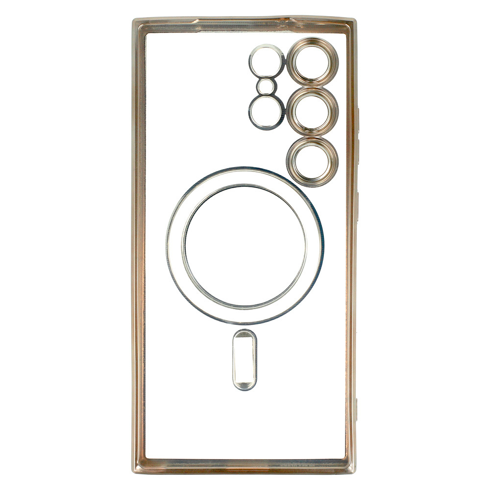 Kryt Metallic Magsafe pro Samsung Galaxy S23 Titanium